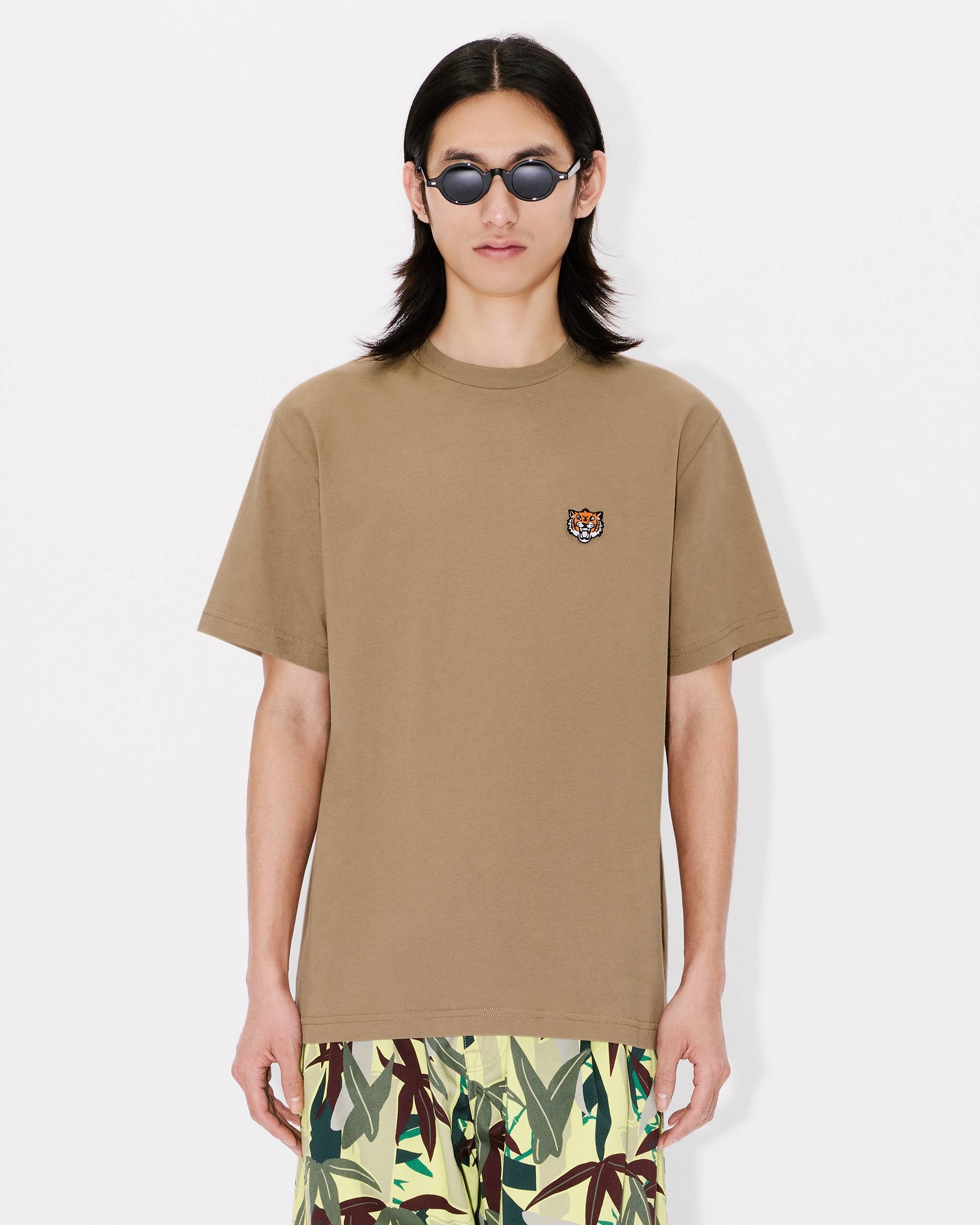 'KENZO Happy Tiger' embroidered T-shirt in cotton - 3