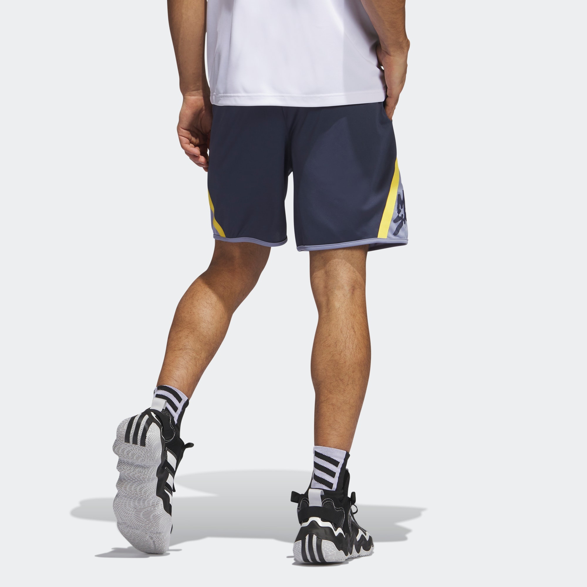 adidas Pro Block Shorts 'Blue' IN1709 - 3