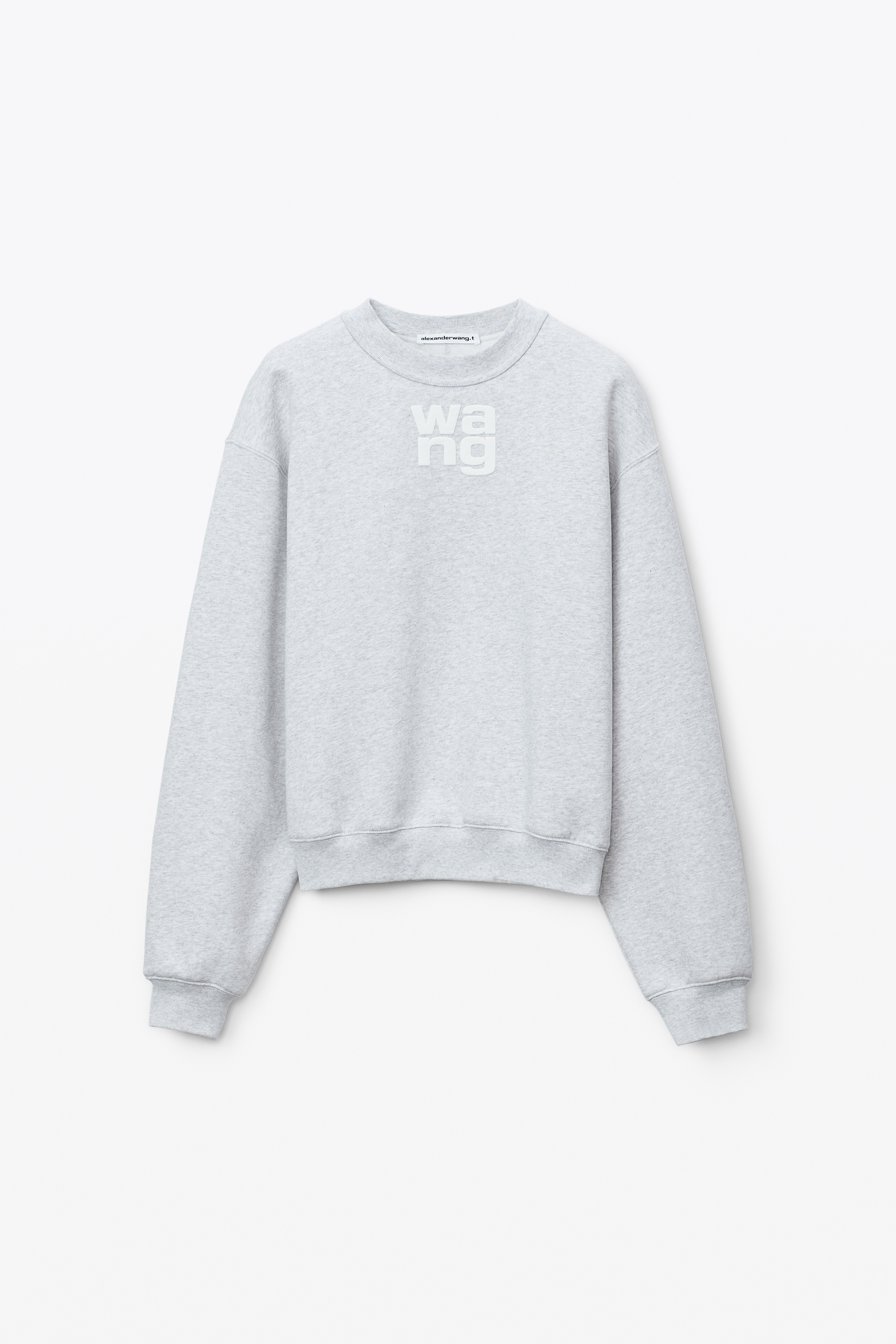 puff logo sweatshirt in structured terry - 1