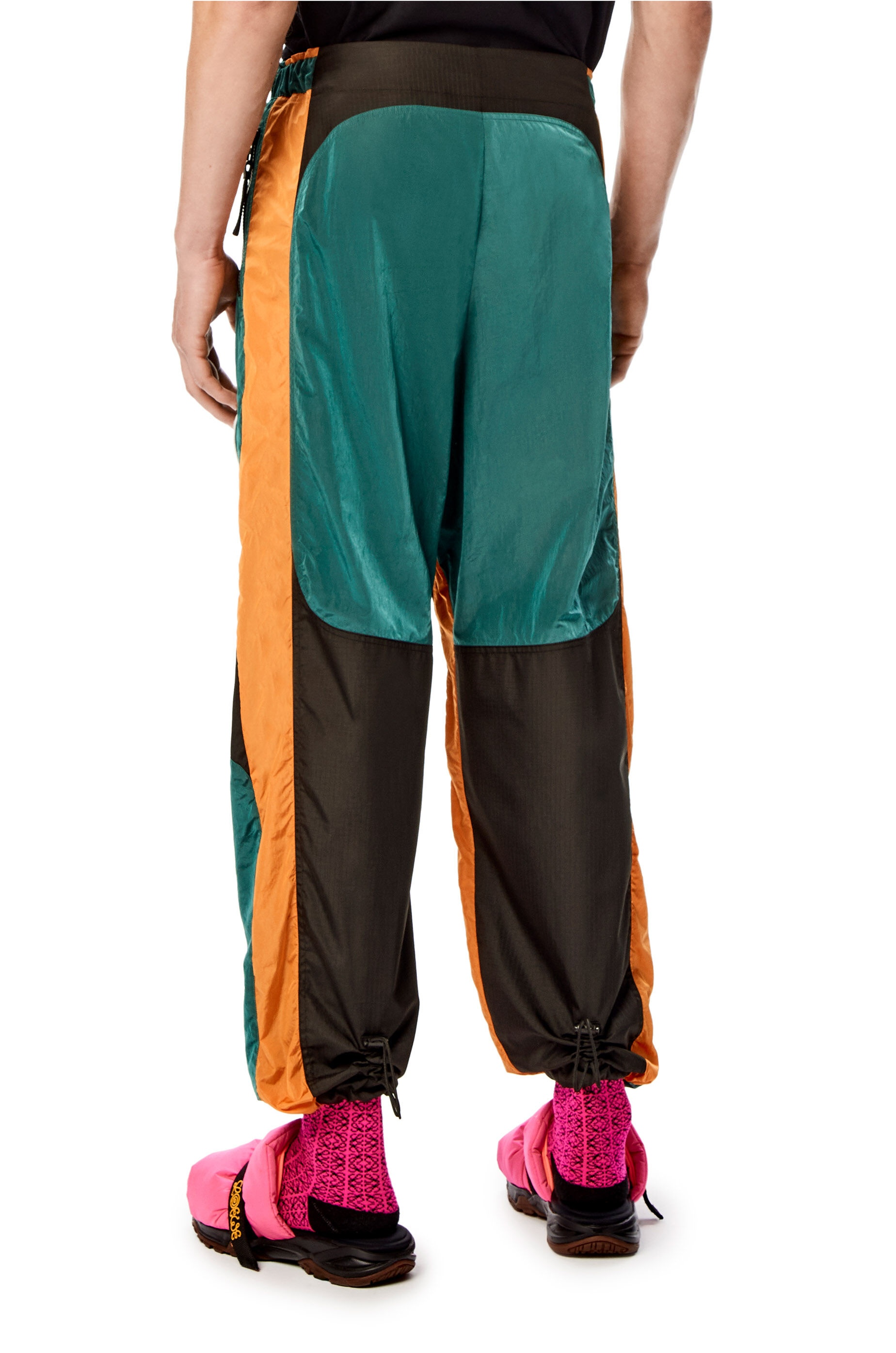 Drawstring panel trousers - 4