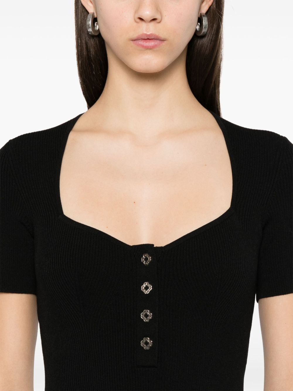 ribbed mini dress - 5