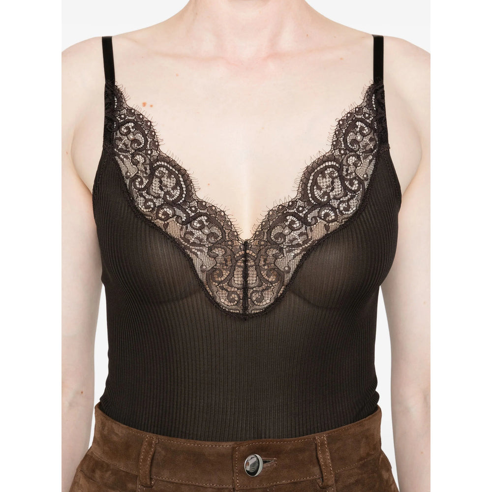 Saint Laurent Black Tops - Vests & Tank Tops Women - 2