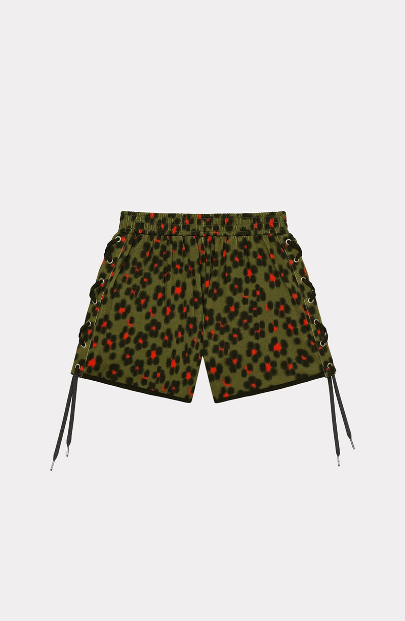 KENZO ‘Hana Leopard’ shorts outlook