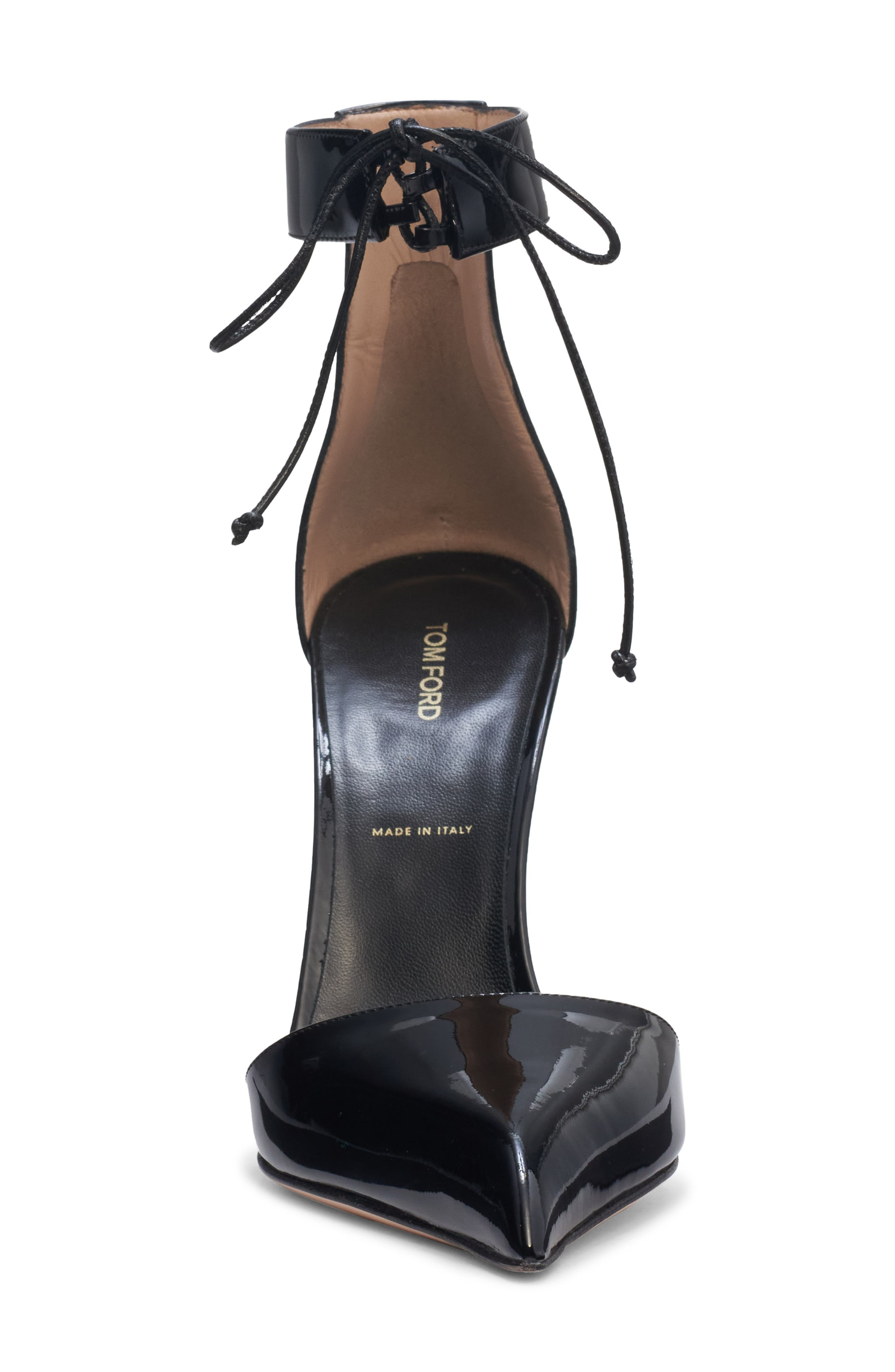 TOM FORD Ankle Tie Pump in Black at Nordstrom - 4