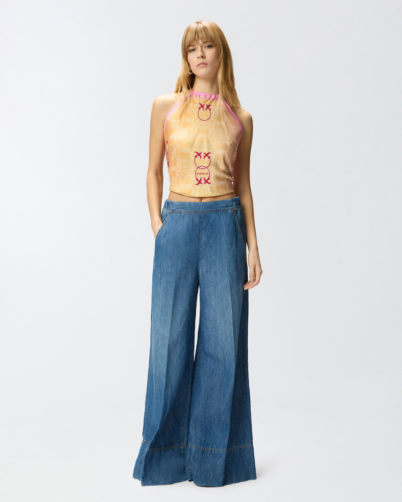 COVER-UP TOP WITH LOVE BIRDS LOGO 4