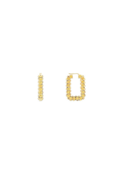 Amina Muaddi CHARLOTTE EARRINGS WITH CRYSTALS outlook