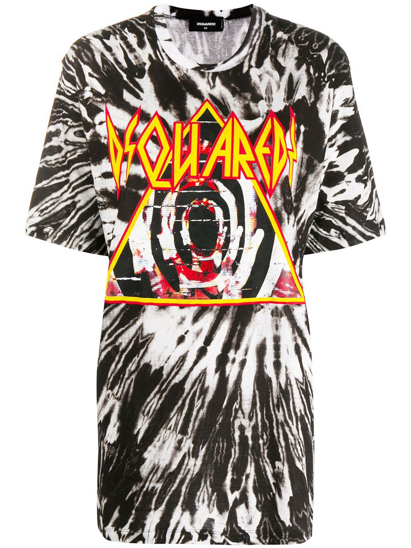 tie-dye print T-shirt 1