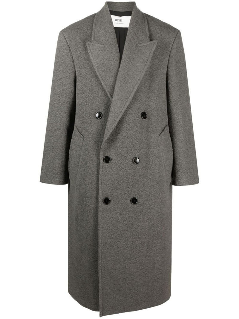 double-breasted long coat 1