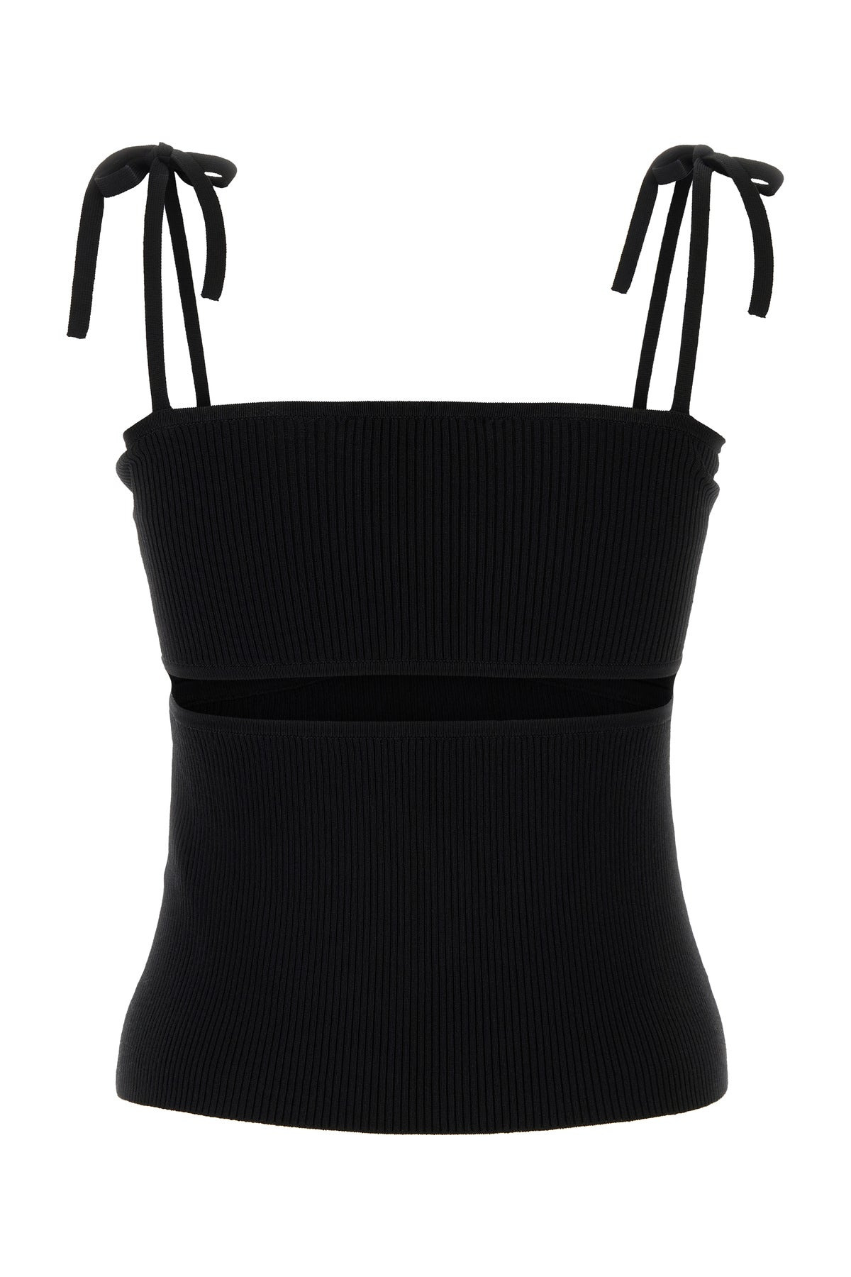 Black stretch viscose blend Savera top - 2