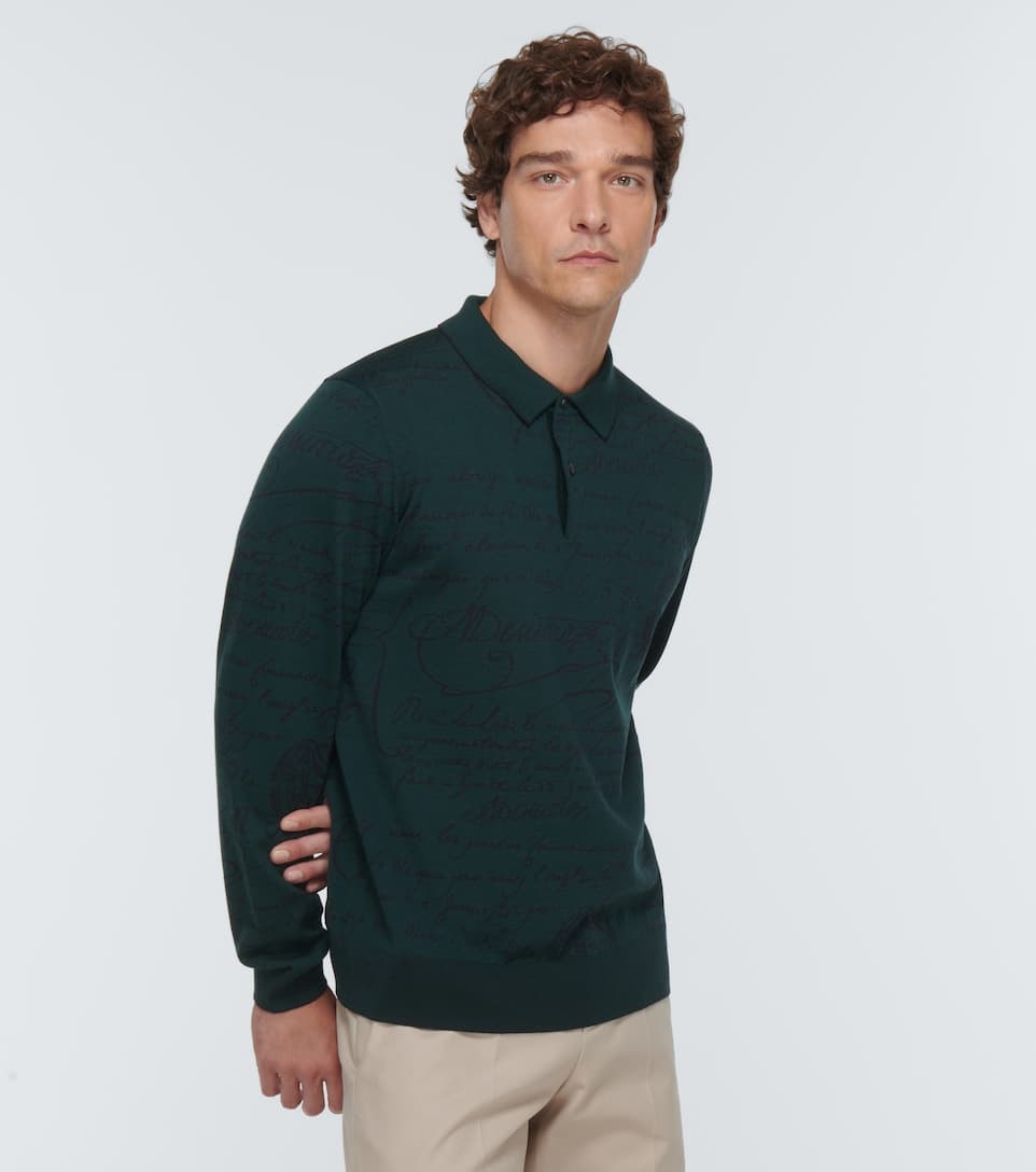 Scritto wool polo shirt - 3