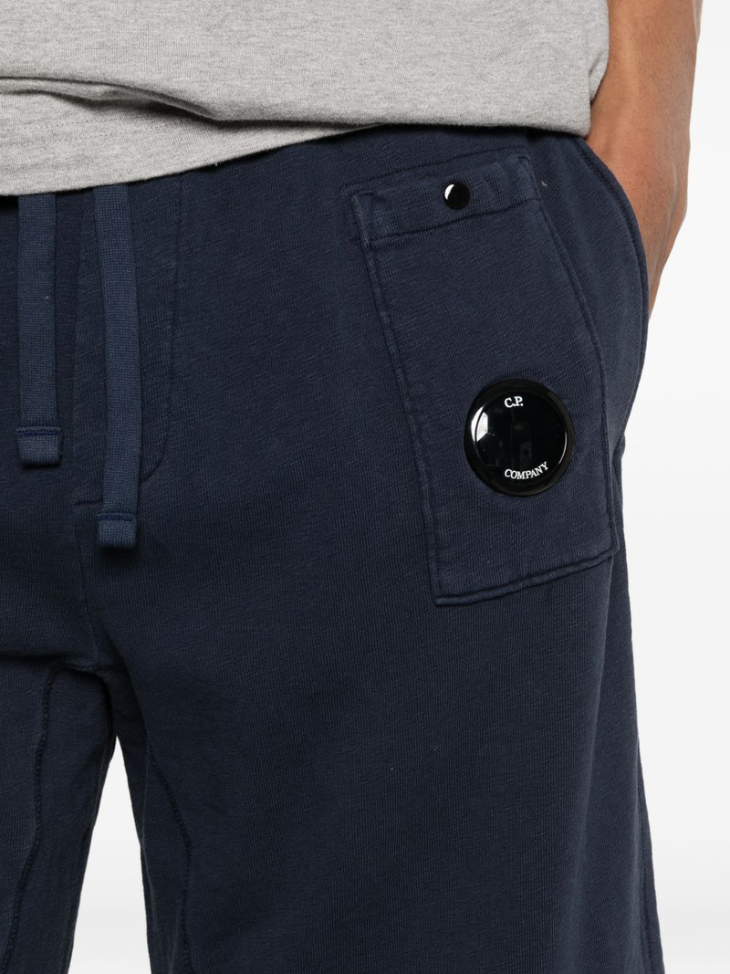 fleece drawstring-waist shorts 5