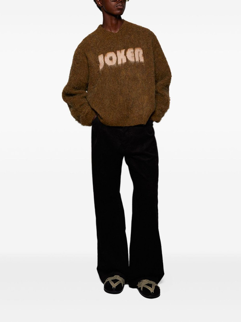 Martine Rose letter-detail sweater outlook