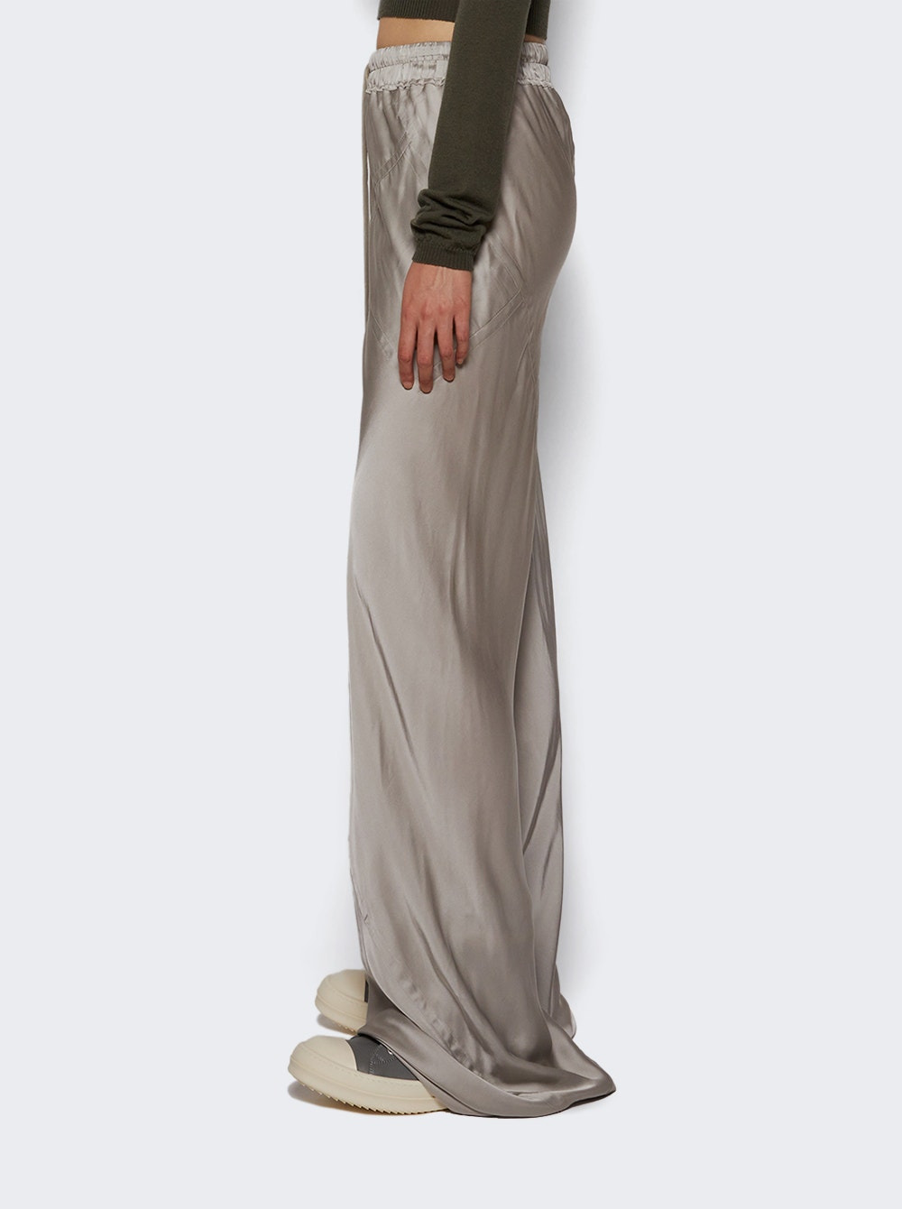 Drawstring Bias Pants Pearl - 3
