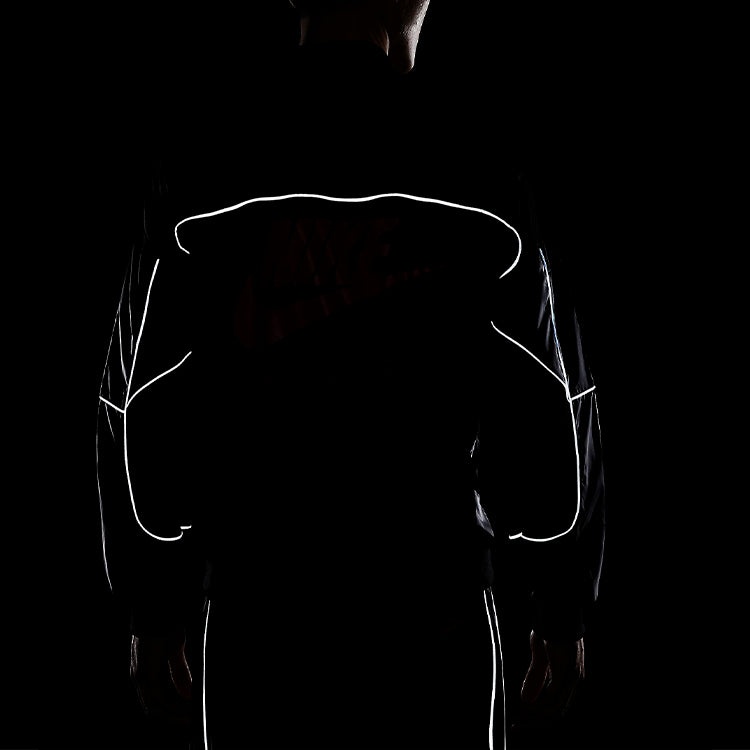 Air Jordan 3m Zipper Reflective Sports Jacket Black CU1667-010 - 6