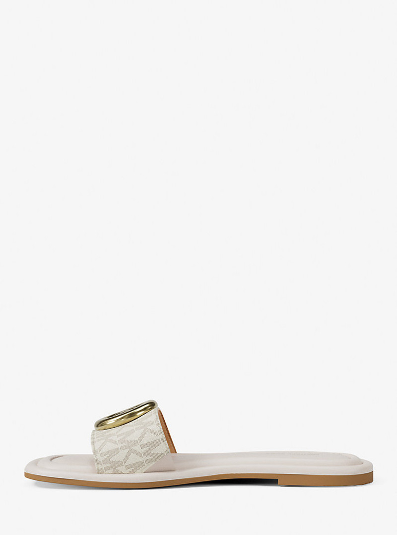 Milan Signature Logo Slide Sandal 3