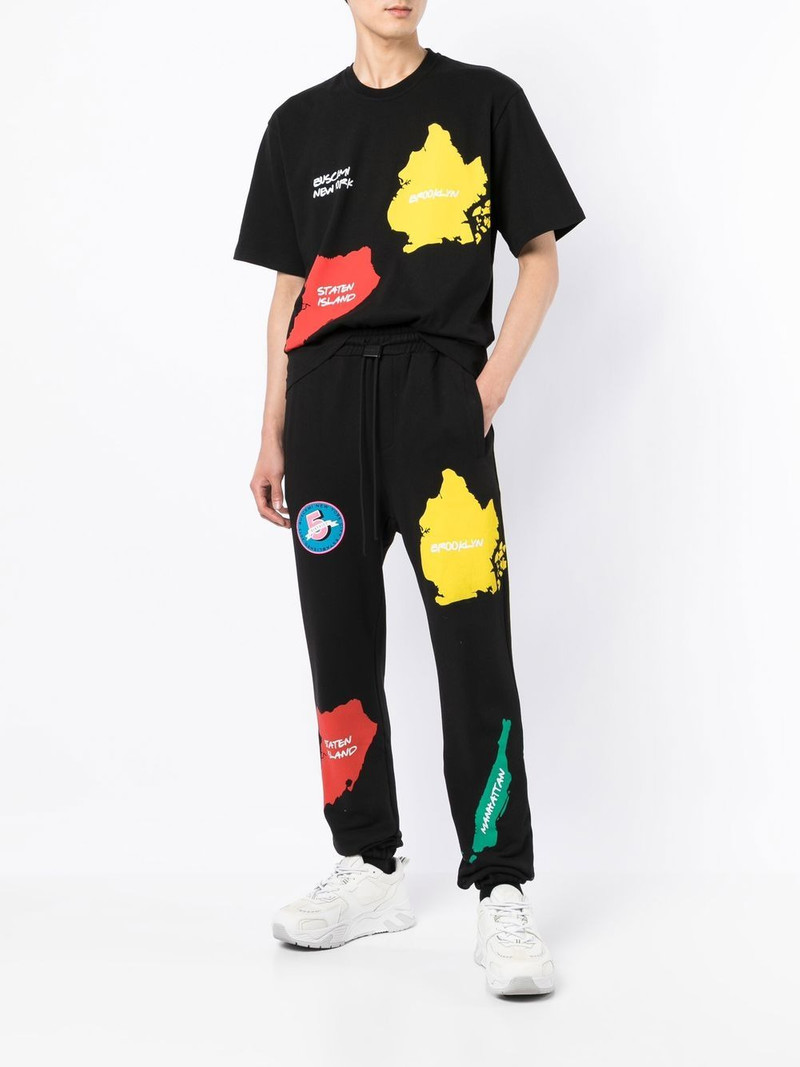BUSCEMI New York district-print track pants outlook