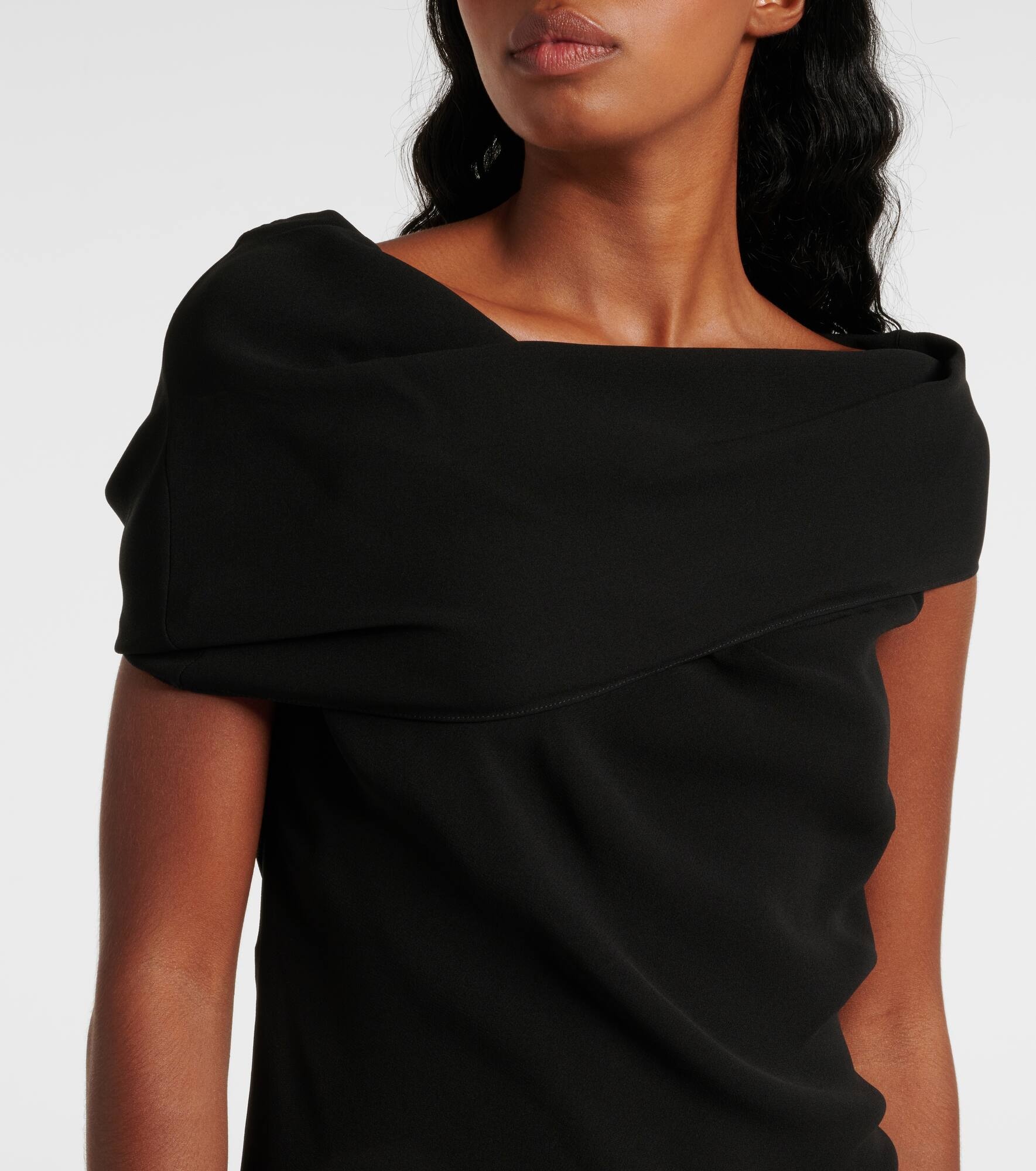 Nassau silk crêpe gown - 4