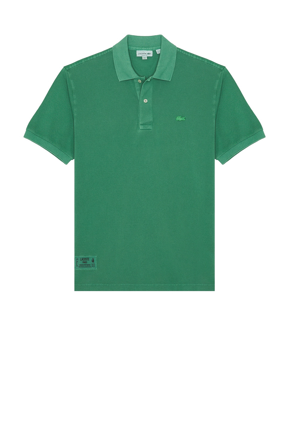 Classic Fit Washed Effect Polo Shirt - 5