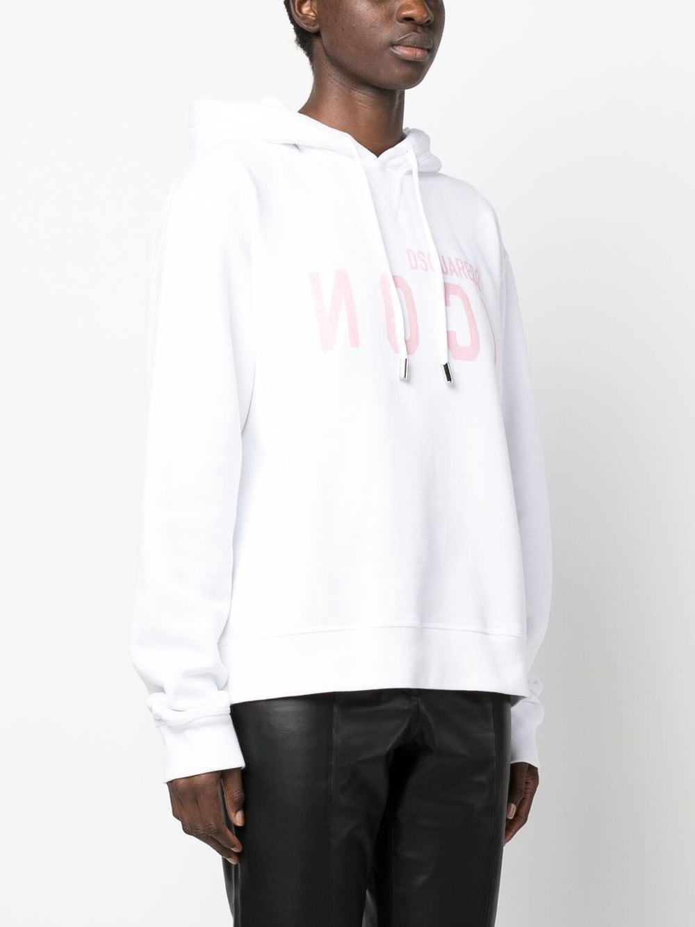 Icon logo-print hoodie - 3