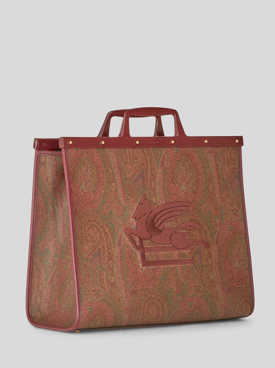 LARGE PAISLEY LOVE TROTTER BAG - 4