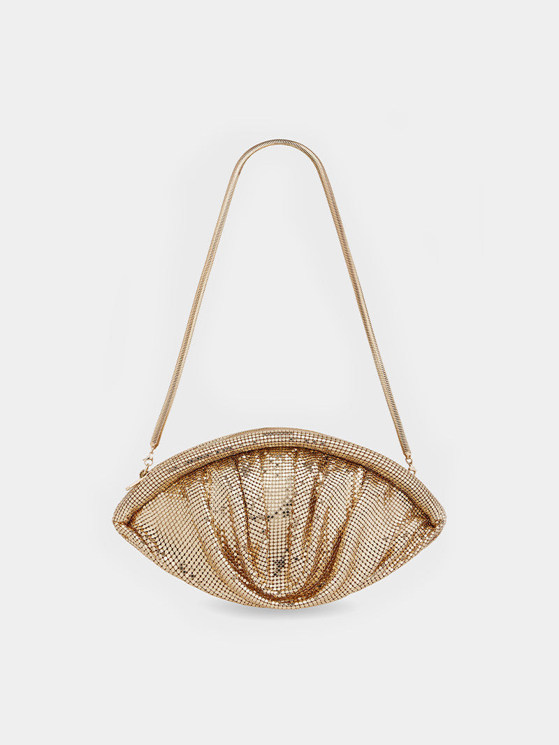 GOLD MESH EVENING CLUTCH 1