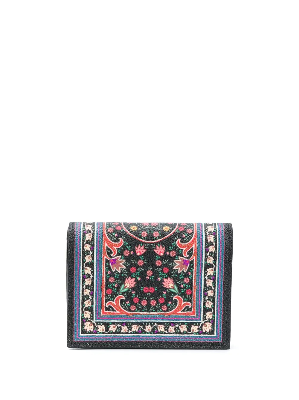 floral-print small wallet  - 2