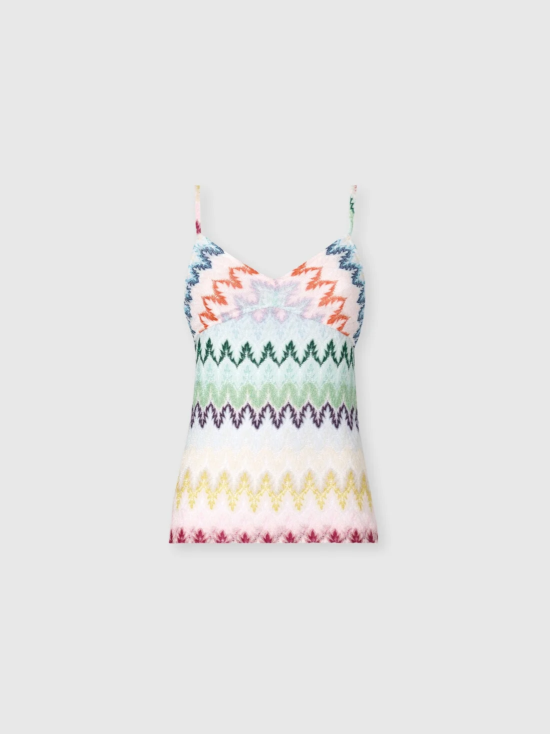 Zig zag lace tank top - 1