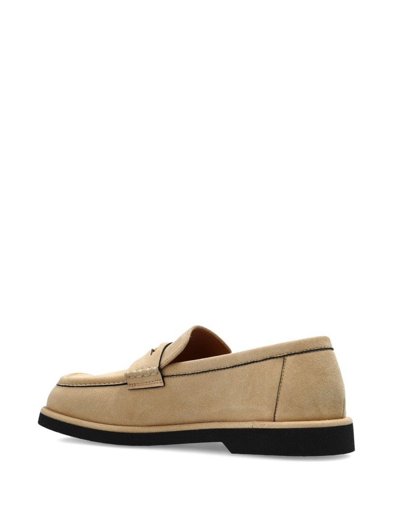 Ryder penny-strap suede loafers 3