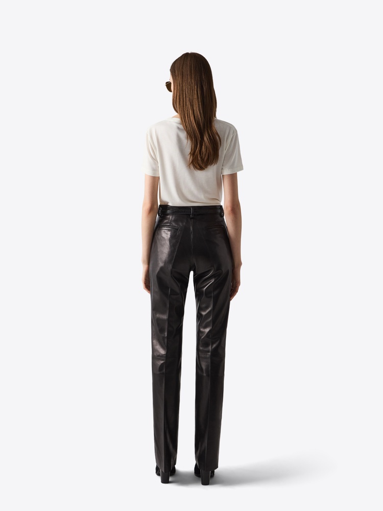 LEATHER TROUSER 78 BLACK - 3