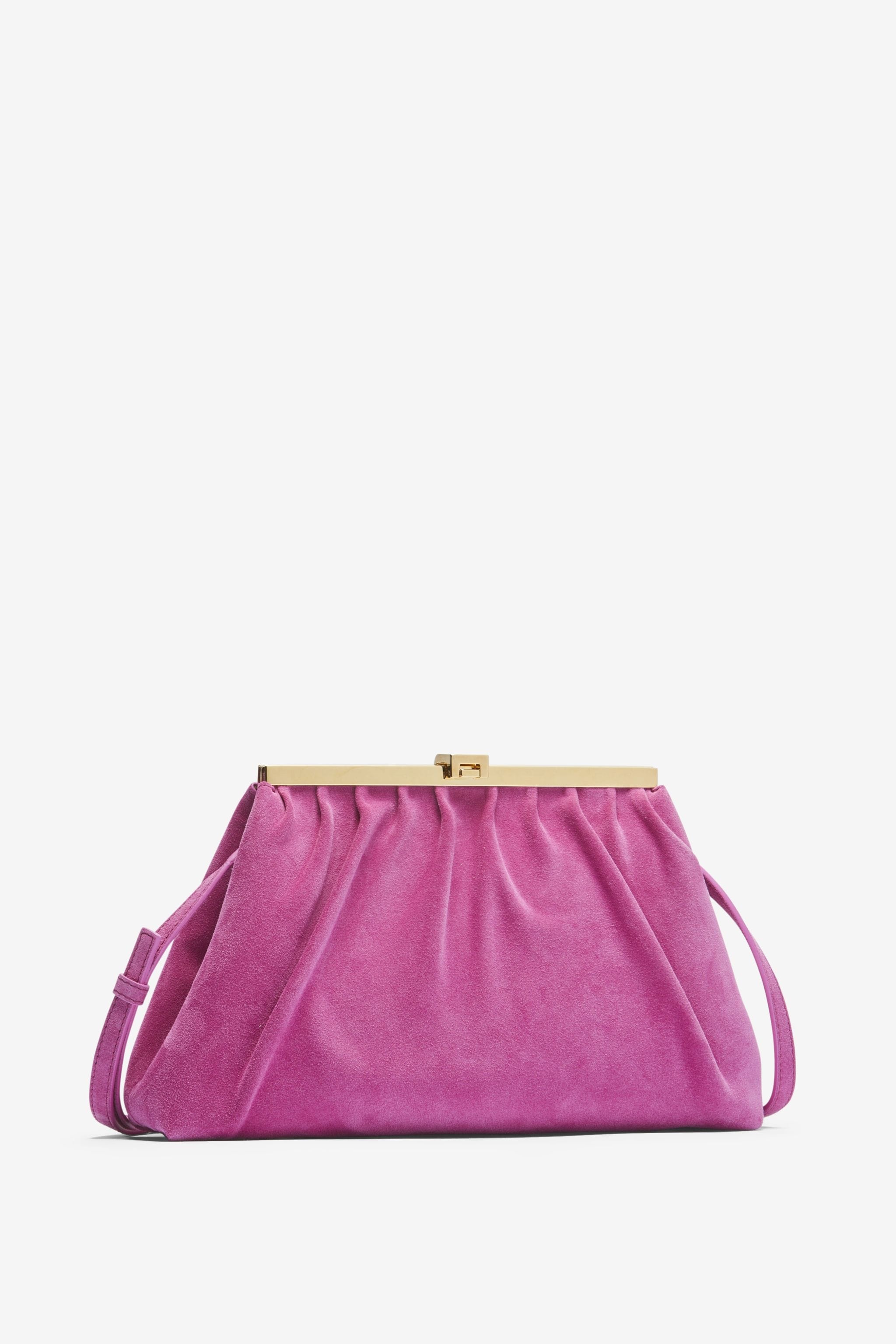 PUFFY JEANNE SUEDE SHOULDER BAG - 2