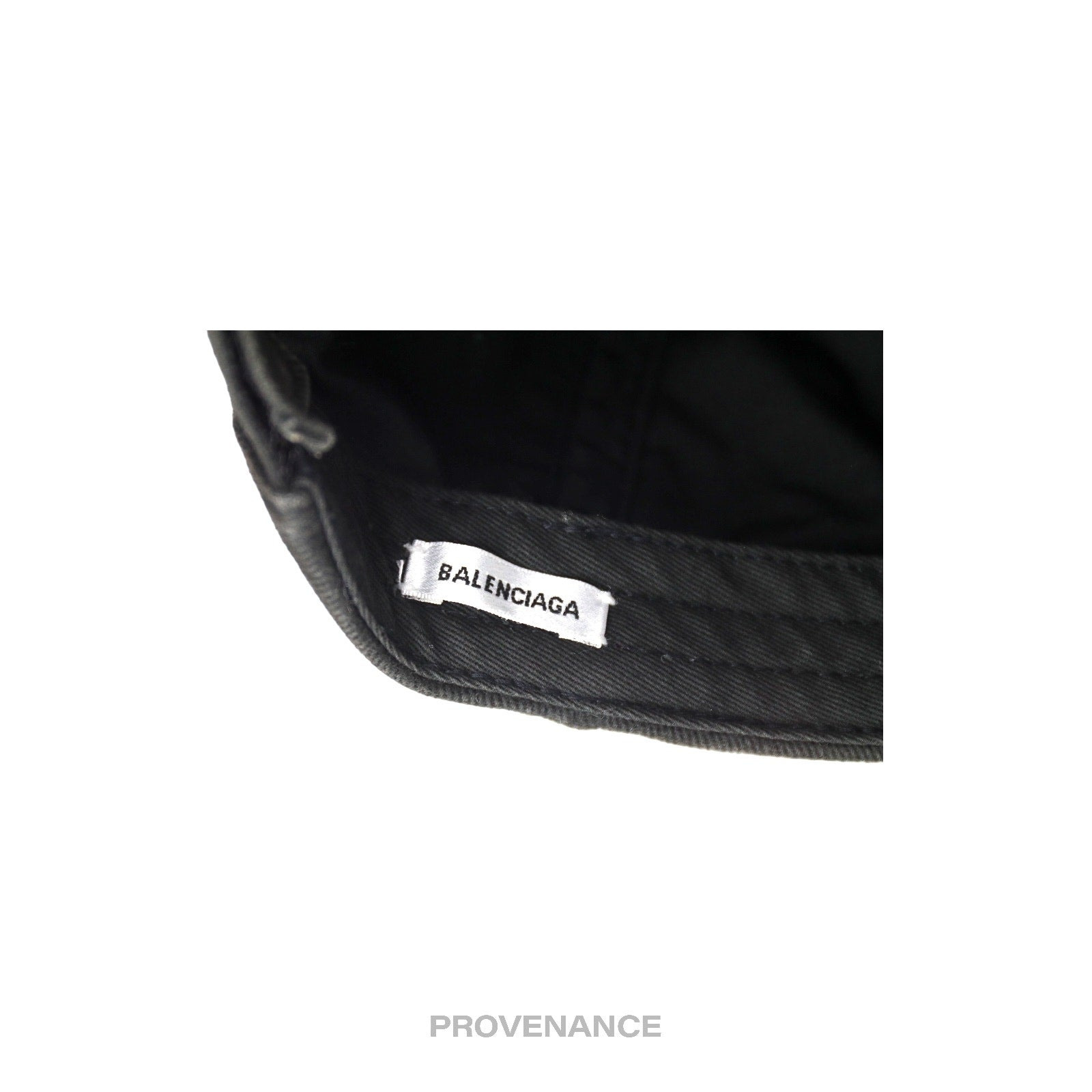 Balenciaga Political Campaign Cap Hat - Washed Black - 11
