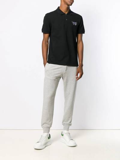 Alexander McQueen skull patch track trousers outlook