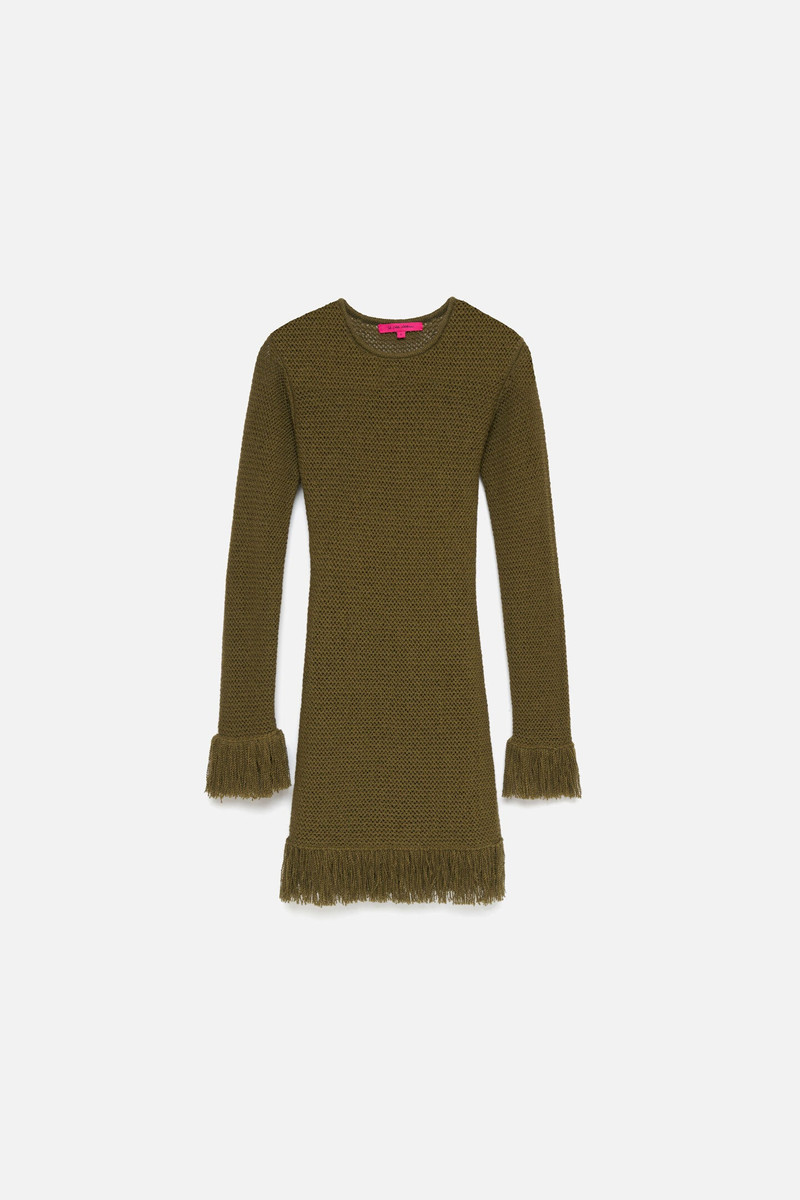 NORA LITE FRINGE MINI DRESS 1