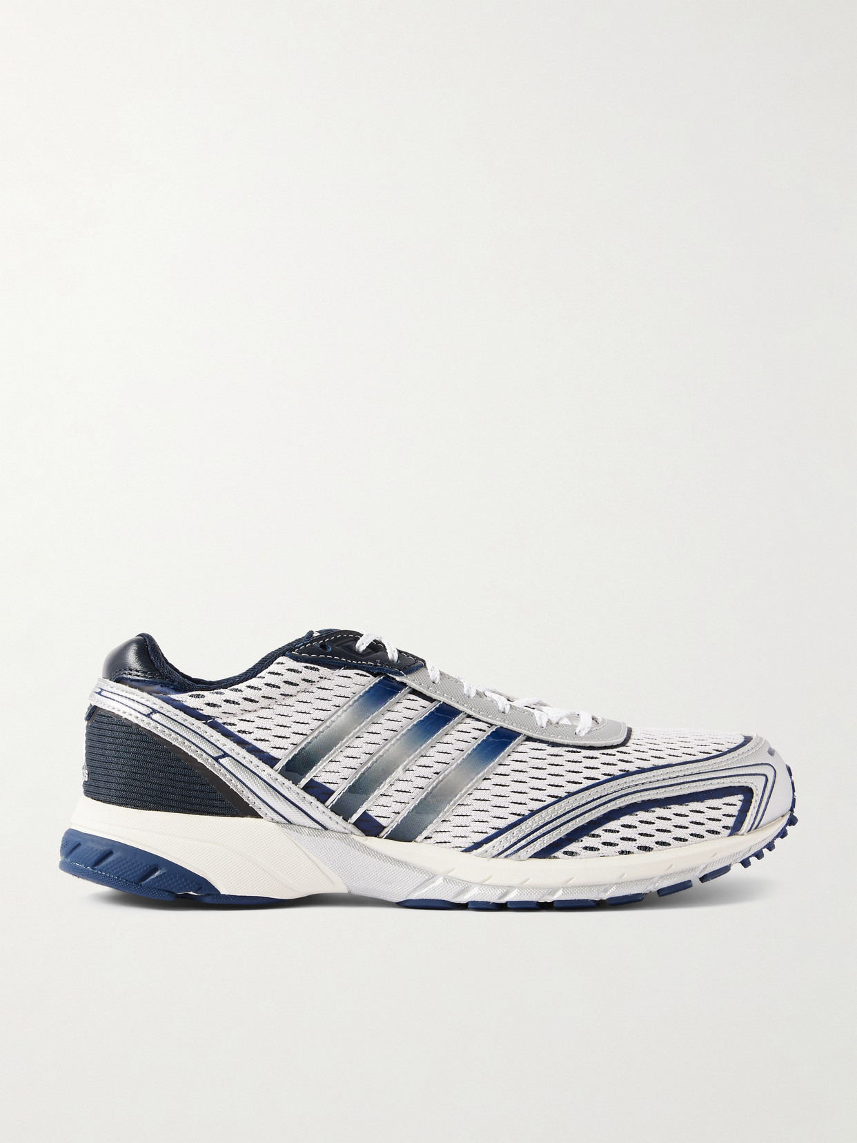 + Sporty & Rich Adizero Adios Rubber And Leather-trimmed Mesh Sneakers - 1