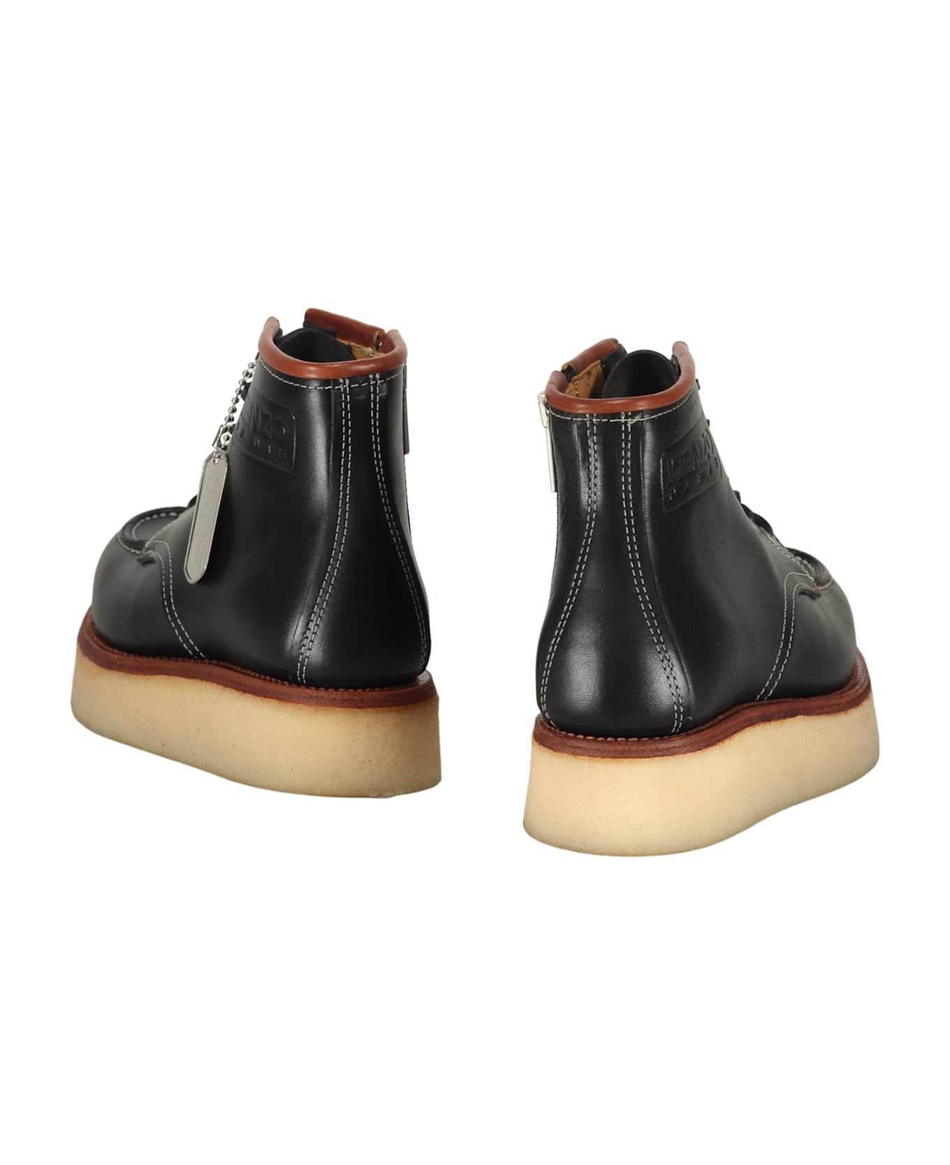 Leather Ankle Boots - 3