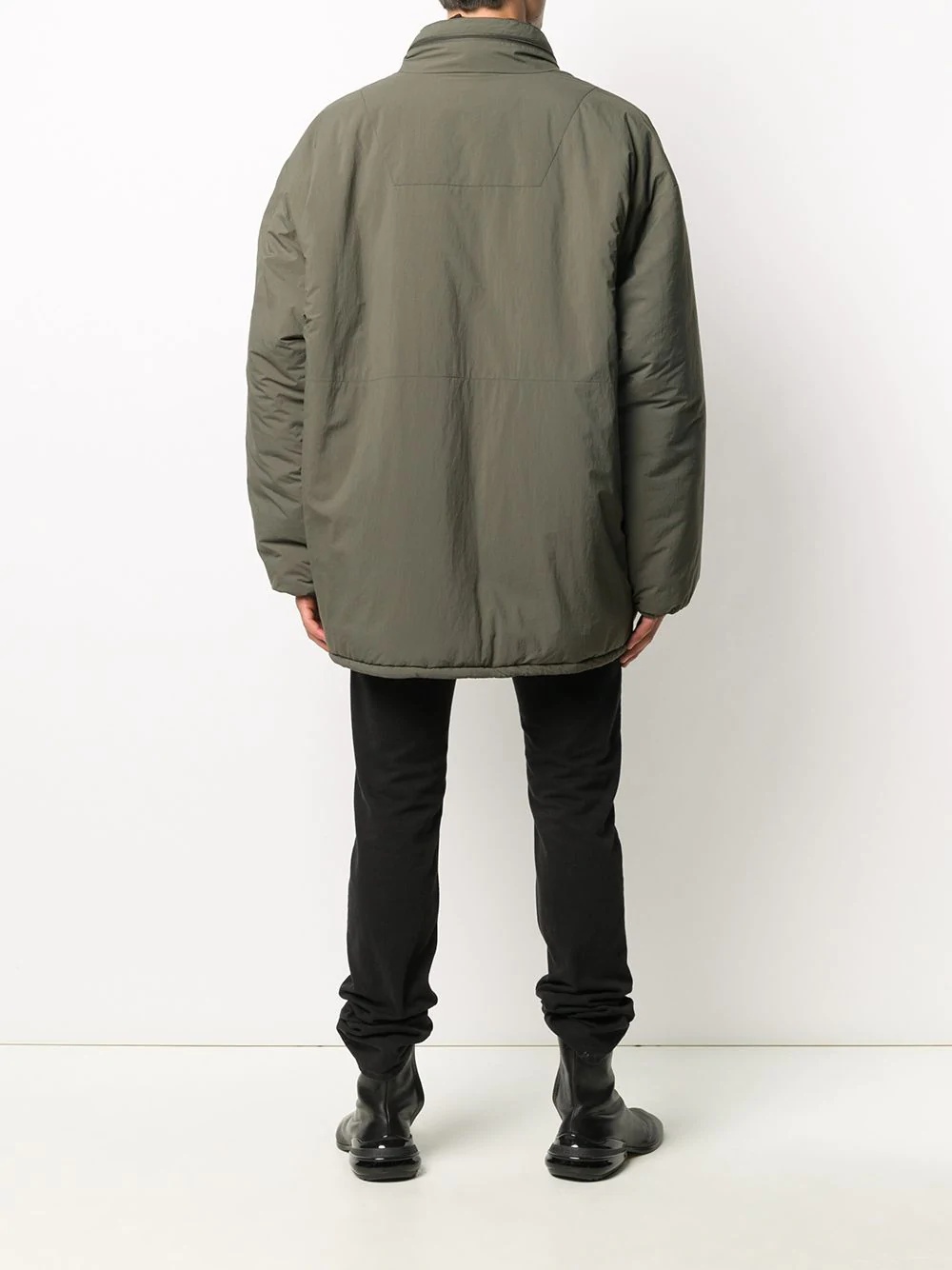 zip-up oversized padded jacket - 4