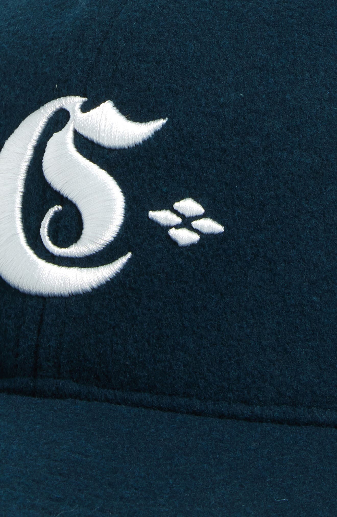 Carhartt Work In Progress Greatest Hits Logo Wool Blend Baseball Cap in Deep Lagoon /Wax at Nordstro - 3