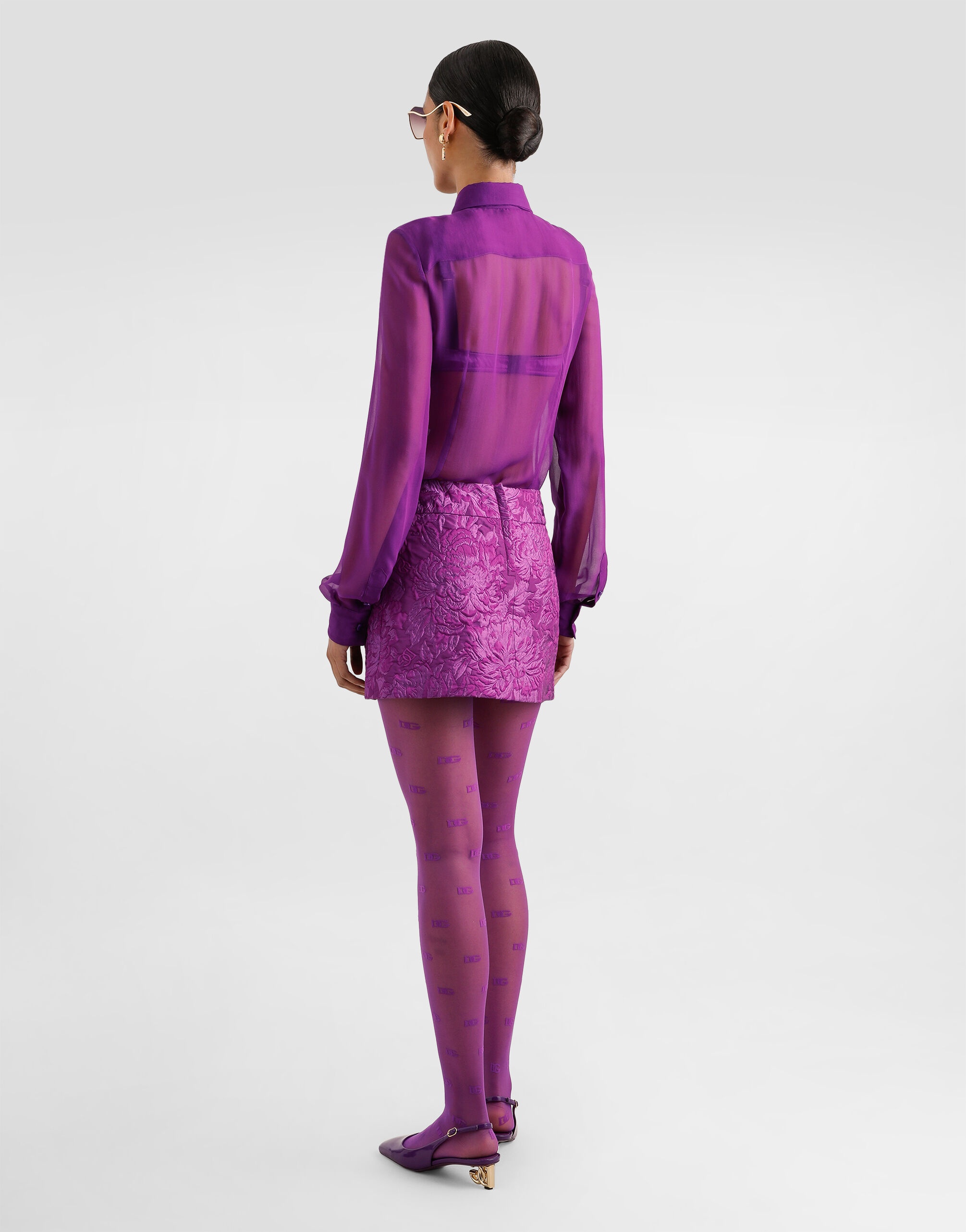 Brocade miniskirt - 3
