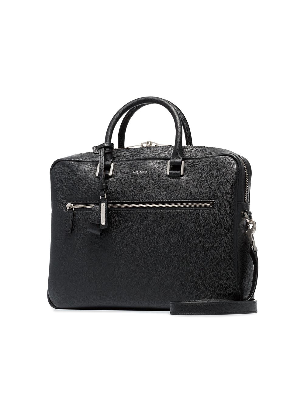 logo-print briefcase - 4