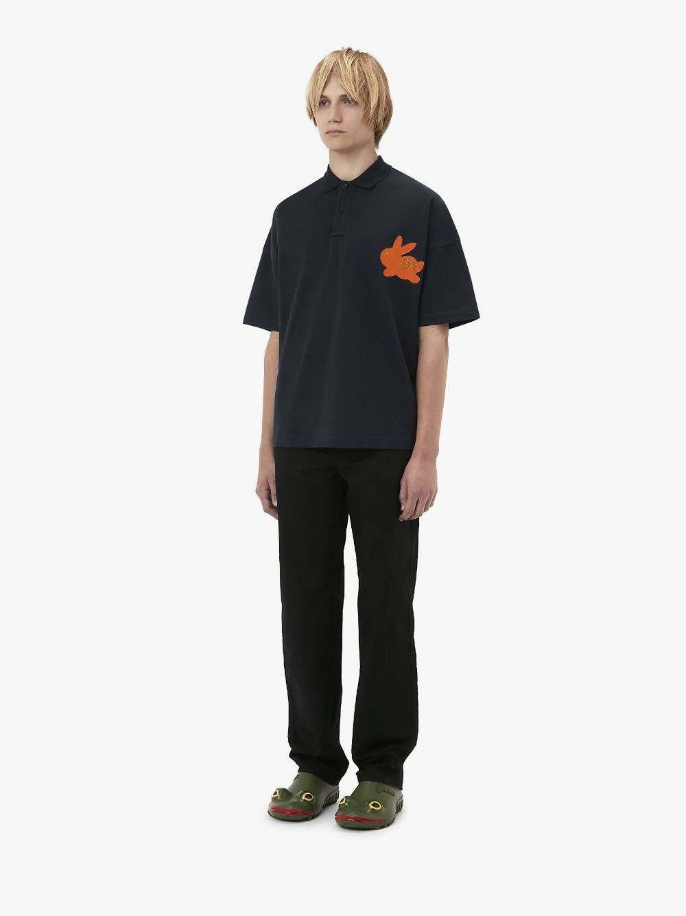 BUNNY EMBROIDERED LOGO POLO SHIRT - 4