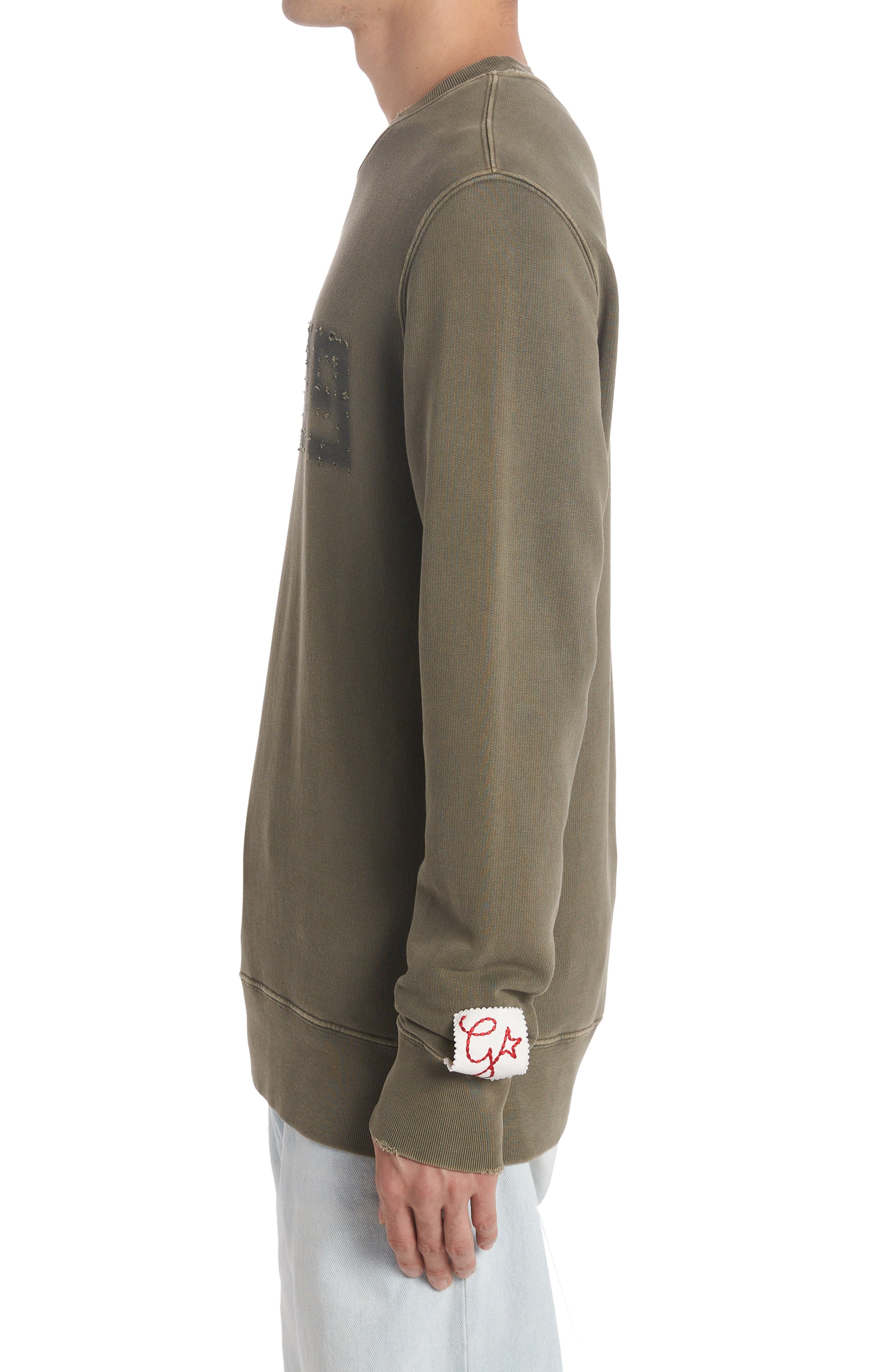 Distressed Logo Graphic Sweatshirt - 3