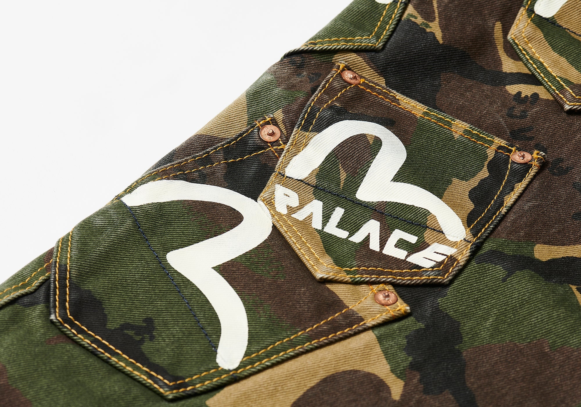 PALACE EVISU DENIM JEAN CAMO - 3