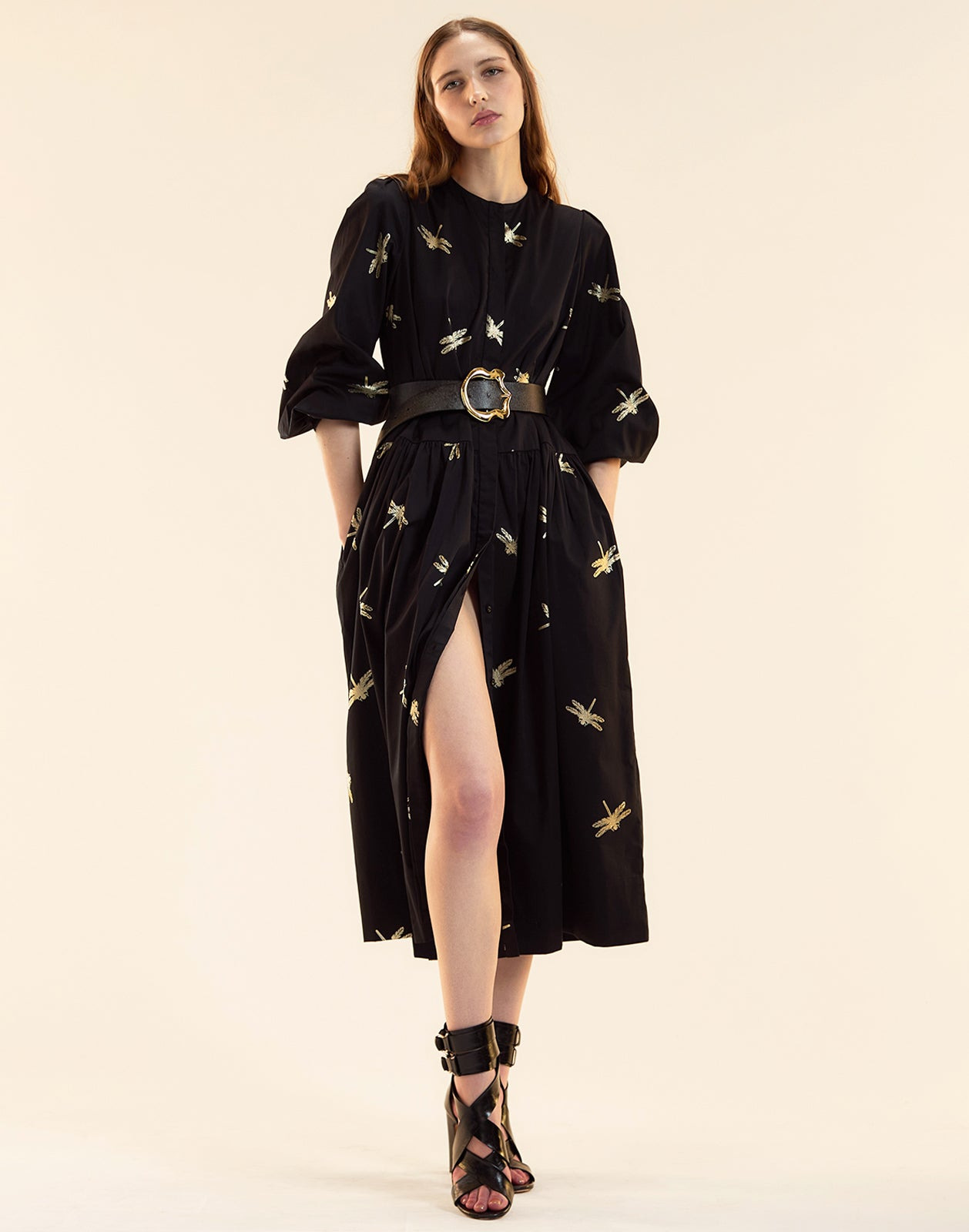 Evermore Cotton Sateen Shirt Dress - 3