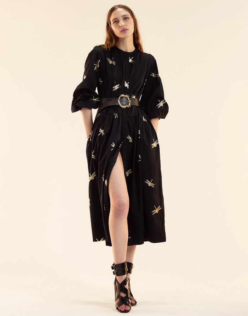 Evermore Cotton Sateen Shirt Dress 3