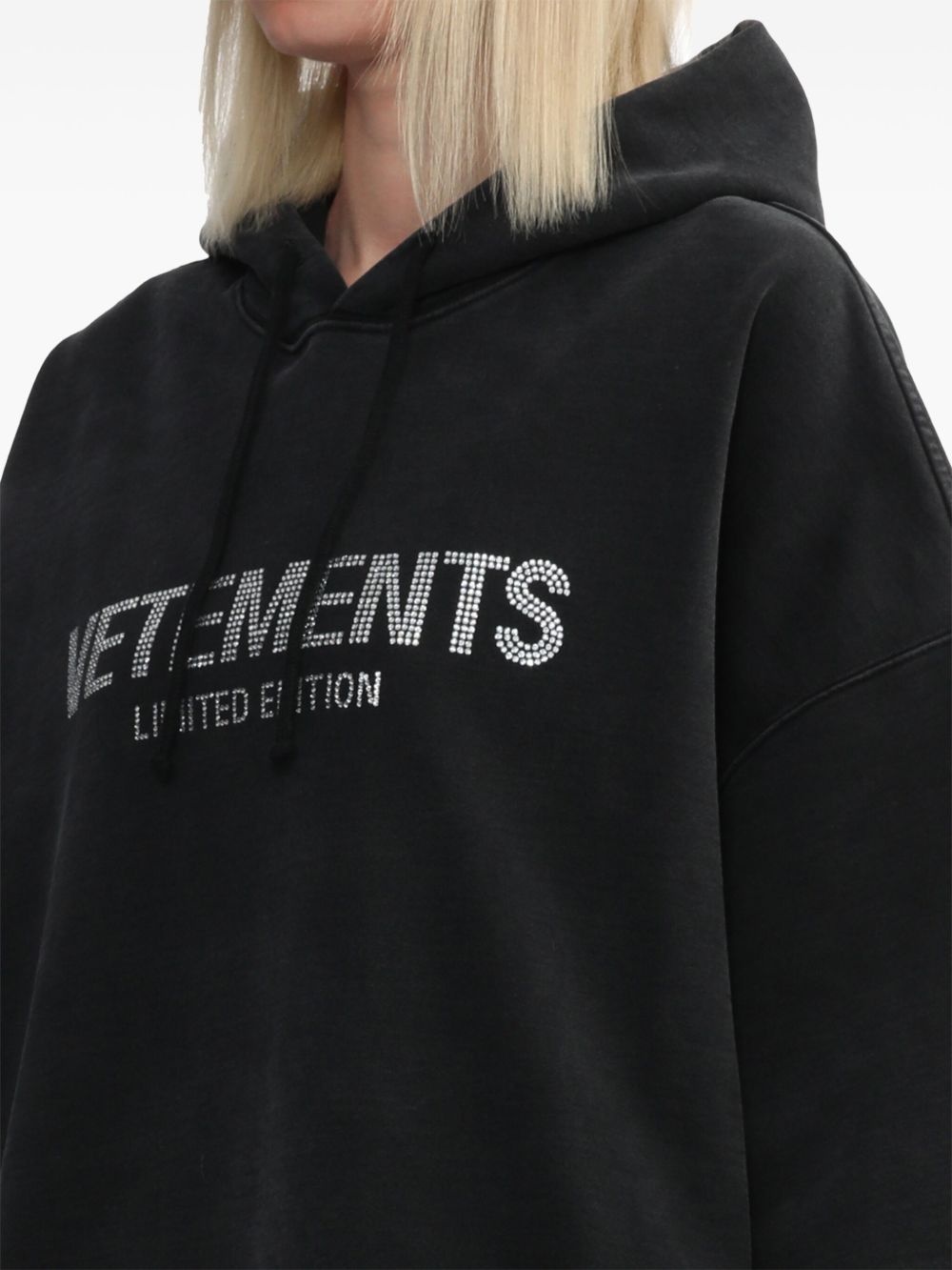 logo-embellished hoodie - 5