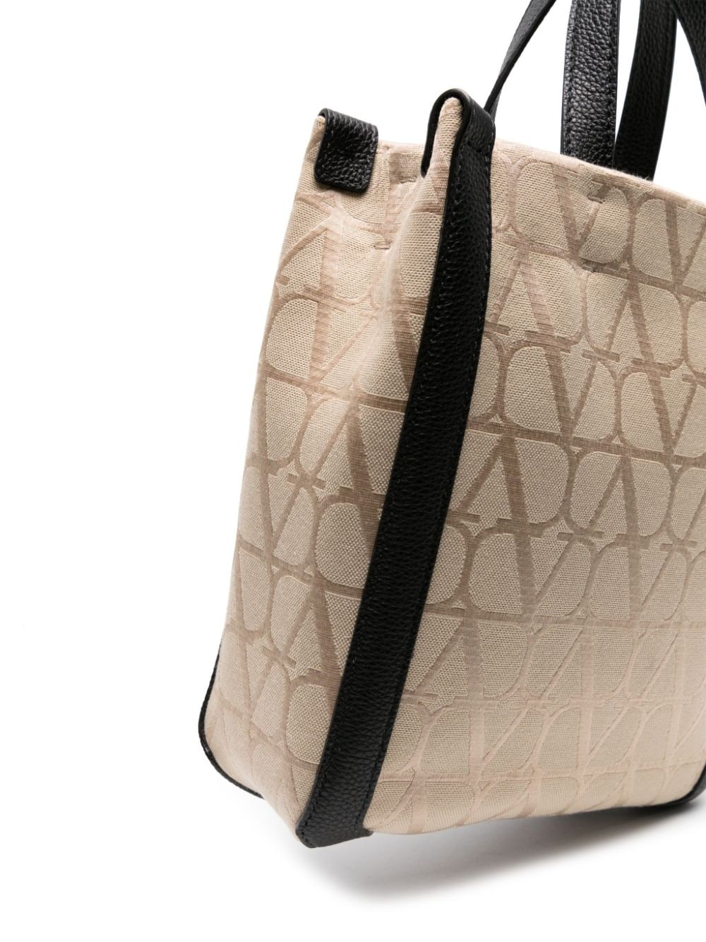 VLogo jacquard tote bag - 4
