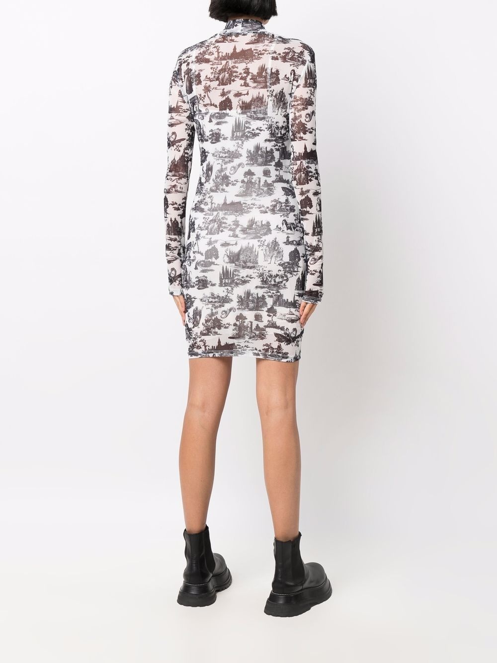 En PLEIN air-print mini dress - 4