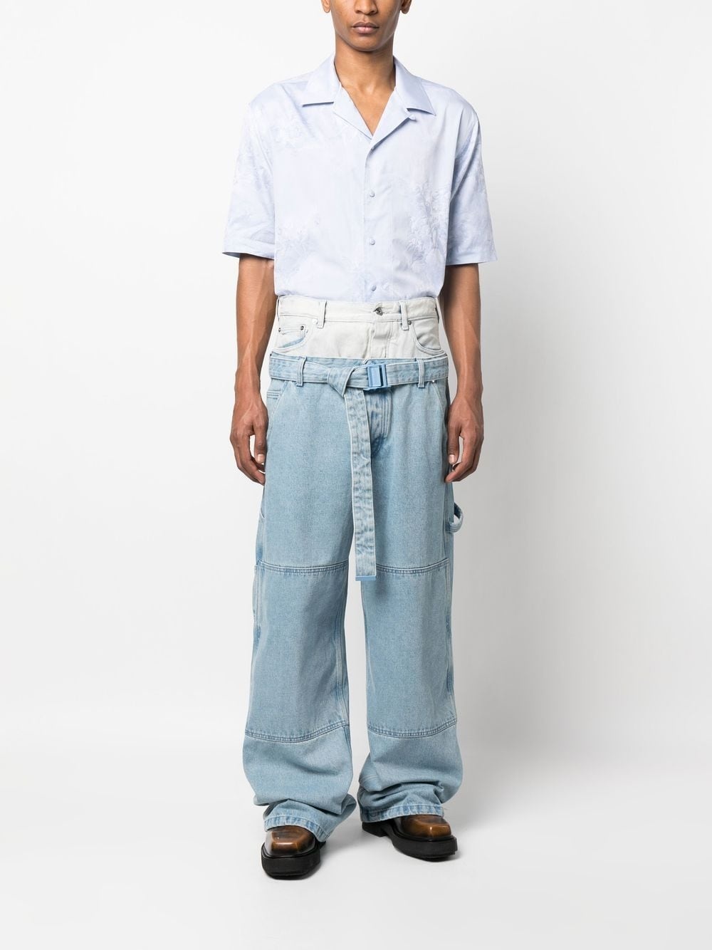 wide-leg jeans - 2