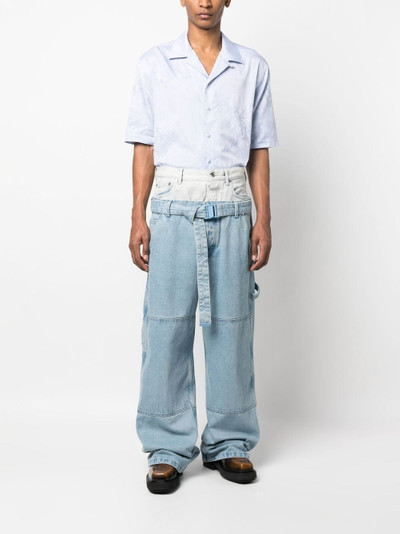 Off-White wide-leg jeans outlook