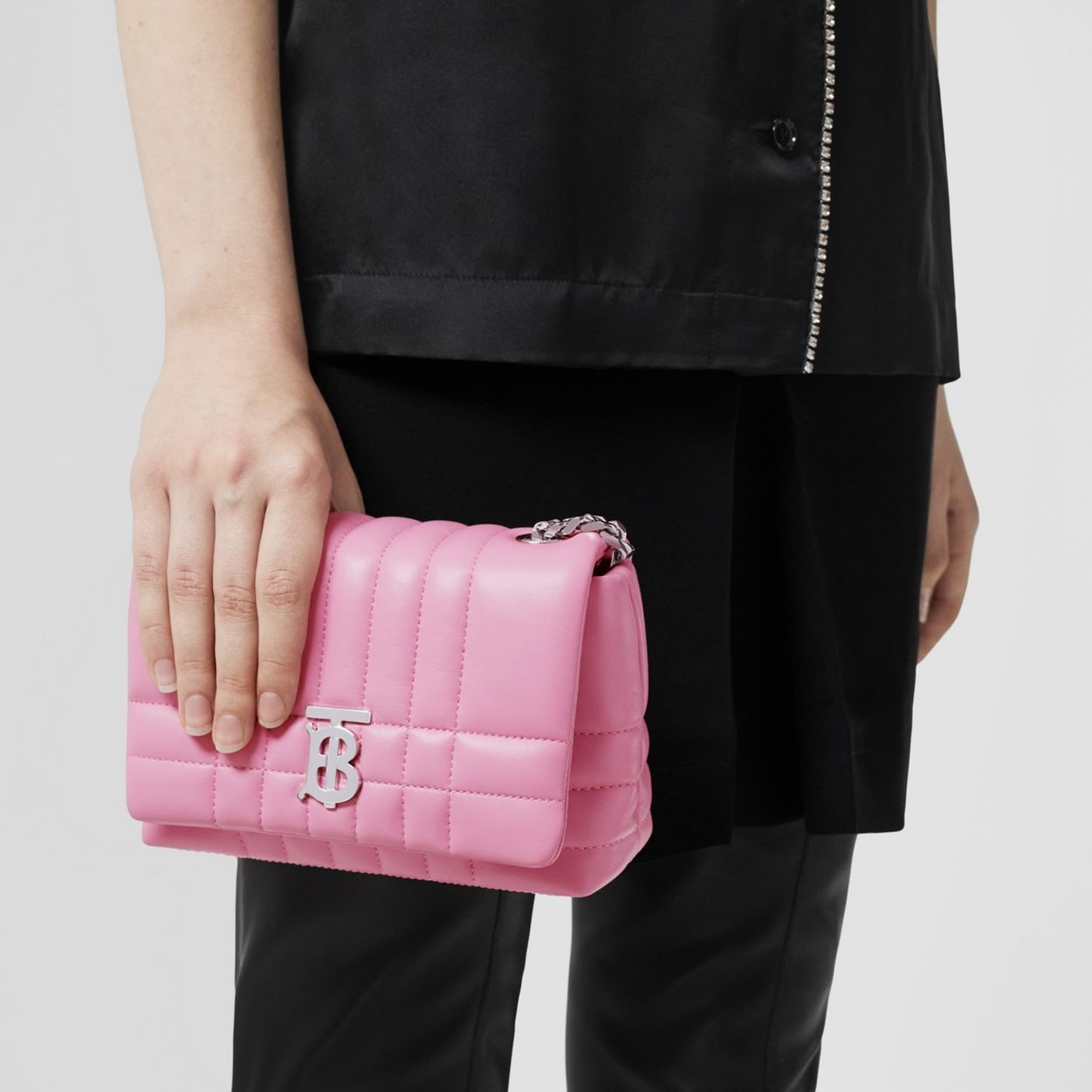 Quilted Leather Mini Lola Satchel - 10